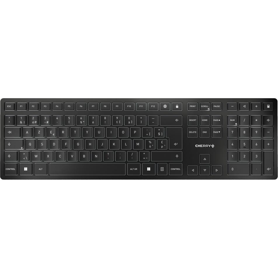 CHERRY KW 9100 SLIM (Belga, Cablato), Tastiera, Nero