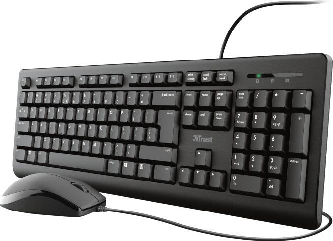 Actual product image Trust Primo Keyboard And Mouse Set Be (BE, Cable)