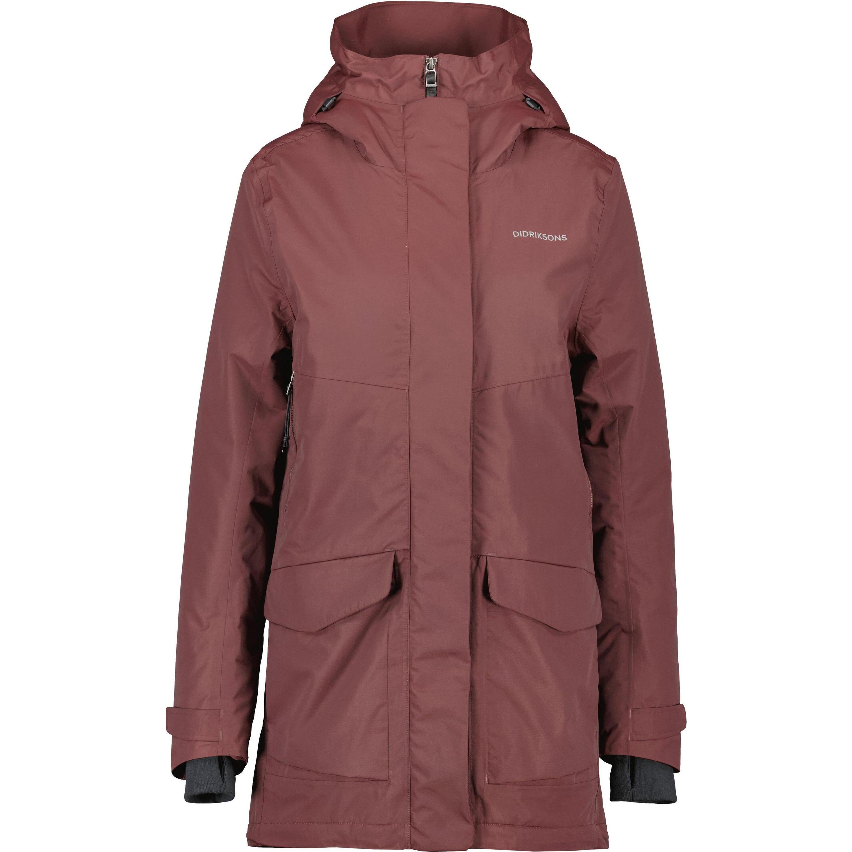 Didriksons, Damen, Jacke, Women's Frida Parka 7 (36), Braun, 36