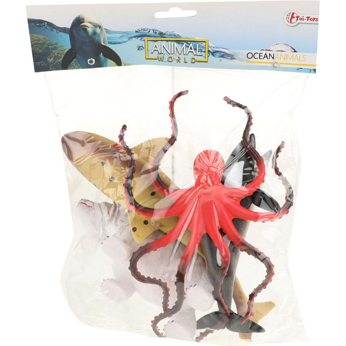 Toi-Toys Animal World Sea Dwellers Deluxe, 5 pz.
