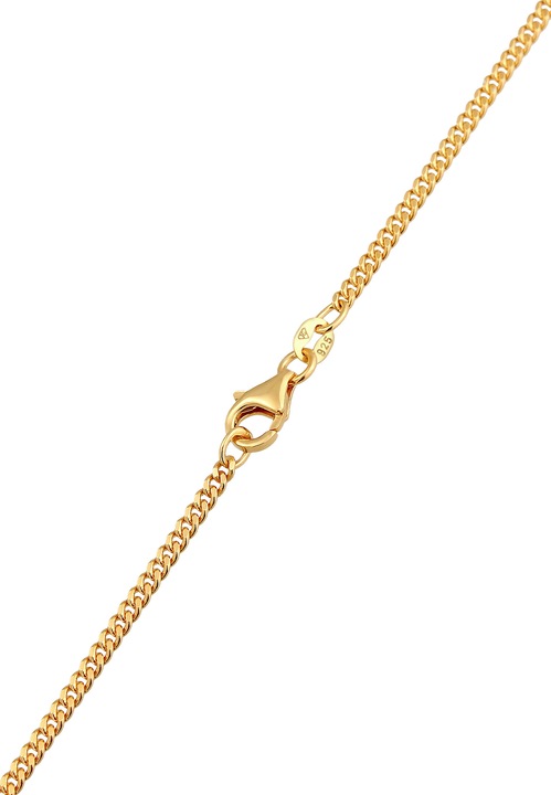 Produktbild Kuzzoi Halskette Raute Emaille Geo Style 925 Silber (925er Sterling Silber, Emaille, 55 cm)