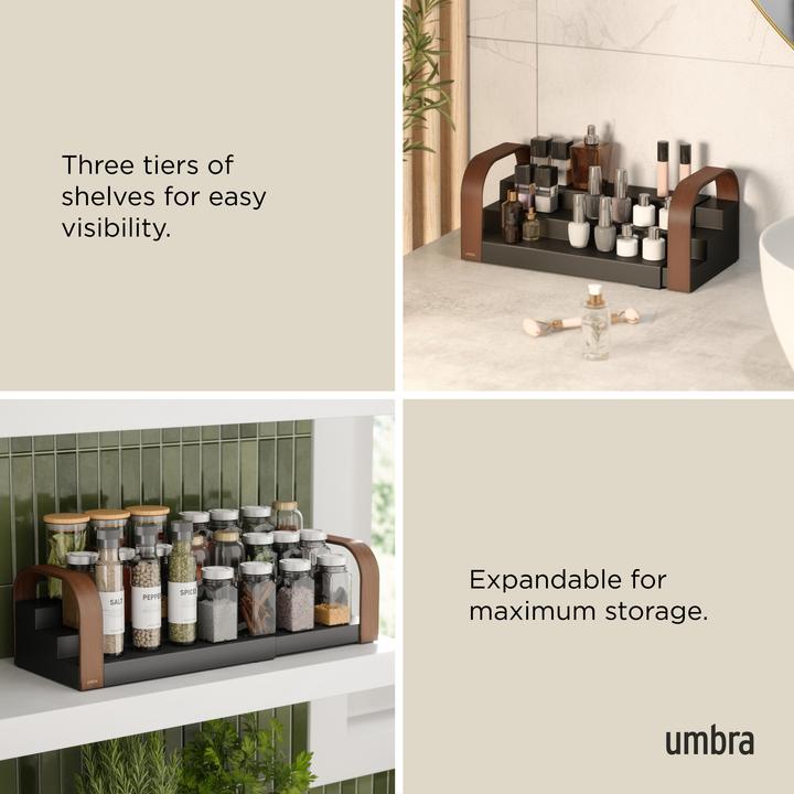 Actual product image Umbra Bellwood /Walnut spice rack