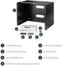 Productafbeelding StarTech 8u Muurbeugel (8 HE, 19 inch rek)