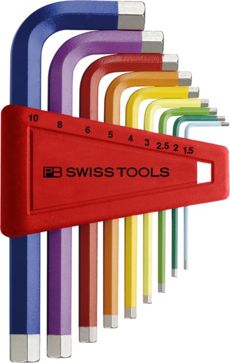 Immagine prodotto PB Swiss Tools Set di chiavi esagonali colorate
