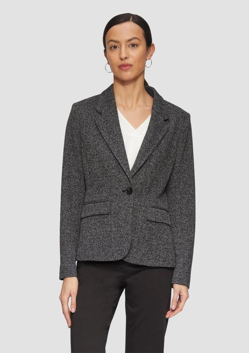 Produktbild S.Oliver Indoor-Blazer Schmal geschnittener Blazer aus Interlockjersey (34)