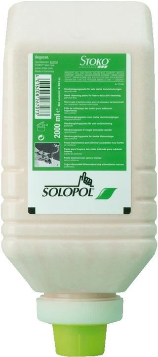 Produktbild Deb Stoko Solopol® natural – unparfümiert, Handreiniger 2 l Flasche (Handwaschpaste, 2000 ml)