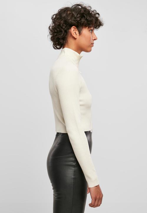 Produktbild Urban Classics Ladies Cropped Rib Knit Zip Cardigan - 19407 (XS)