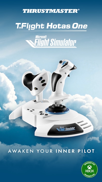 Actual product image Thrustmaster T. Flight Hotas One MSFS Special Edition (Xbox Series S, Windows, Xbox One S, Xbox One X, Xbox Series X)