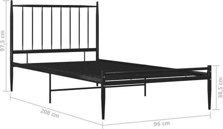 Produktbild vidaXL Bettgestell (90 x 200 cm)