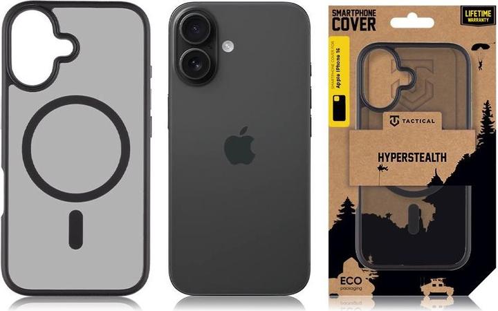 Productafbeelding Tactical Tactische MagForce Hyperstealth hoes voor iPhone 16 Asfalt (Apple iPhone 16)