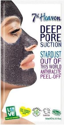 Actual product image 7th Heaven StarDust Anthracite Peel-Off Charcoal Black Clay Mask by 10ml (10 ml)