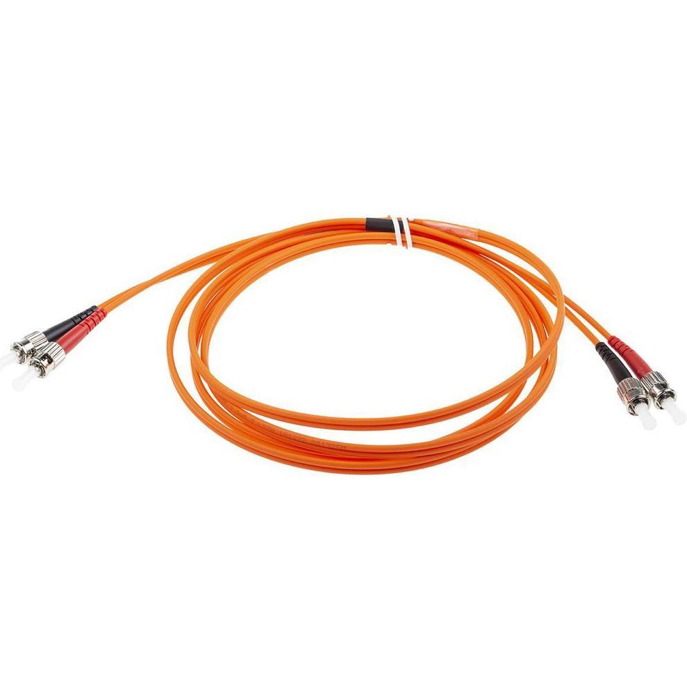 Thumbnail - Rs Pro LWL-Patchkabel DX ST/ST 62,5/125um 3m (U/UTP, CAT6a, 3 m), Netzwerkkabel