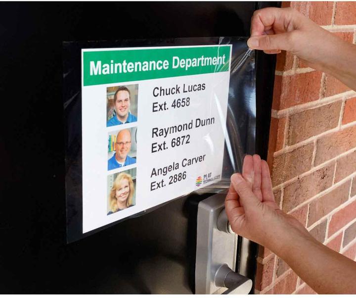 Produktbild Brady LAM-8000-910, Acryl Laminat, Transparent, glänzend, 216.00 mm x 36.00 m, permanent (21.60 cm)