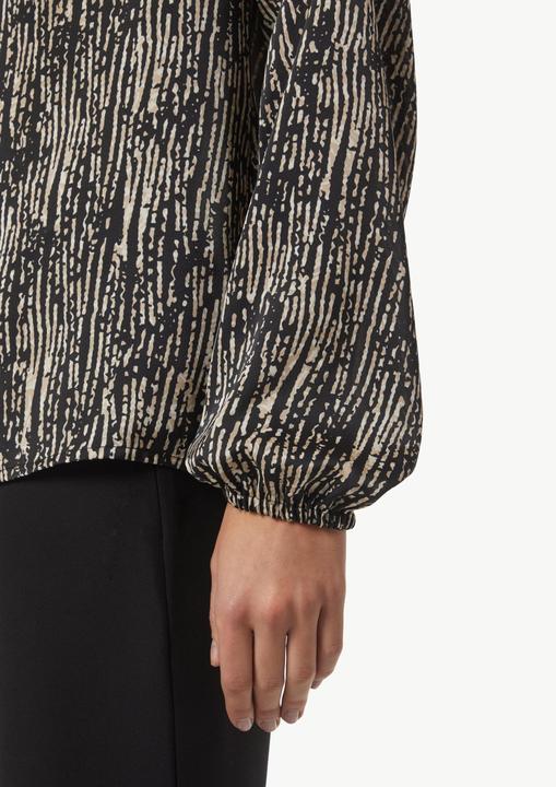 Image du produit Comma Bluse Tunikabluse mit All-over-Print aus Satin (38)
