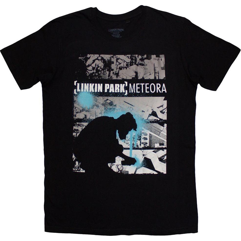 Linkin Park, Uomini, Maglietta, Meteora Drip Collage, Nero, (M)