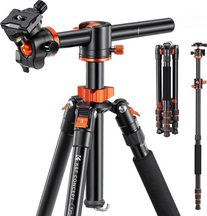 Produktbild K&F Concept T254A4+BH-28L Magnesium Aluminum Alloy Tripod (Metall)