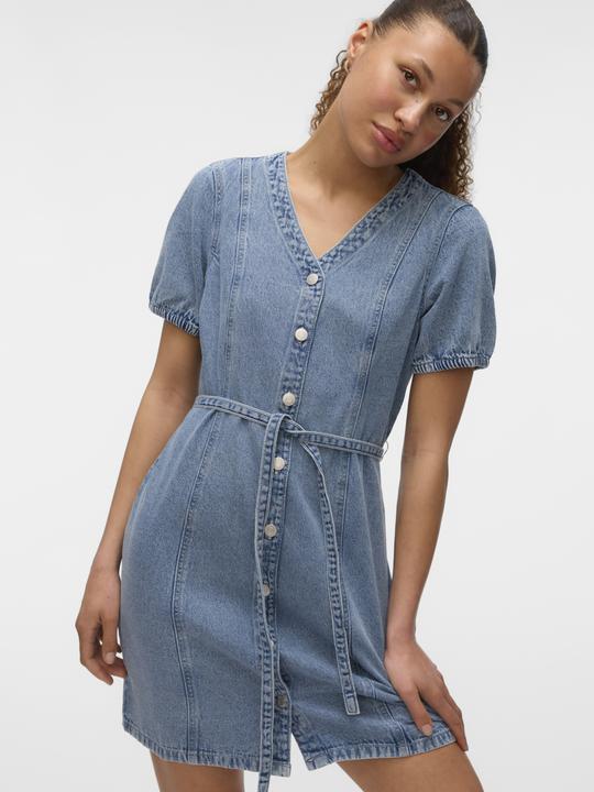 Immagine prodotto Vero Moda VMJANET Kurzes Kleid Jeanskleid (XS)