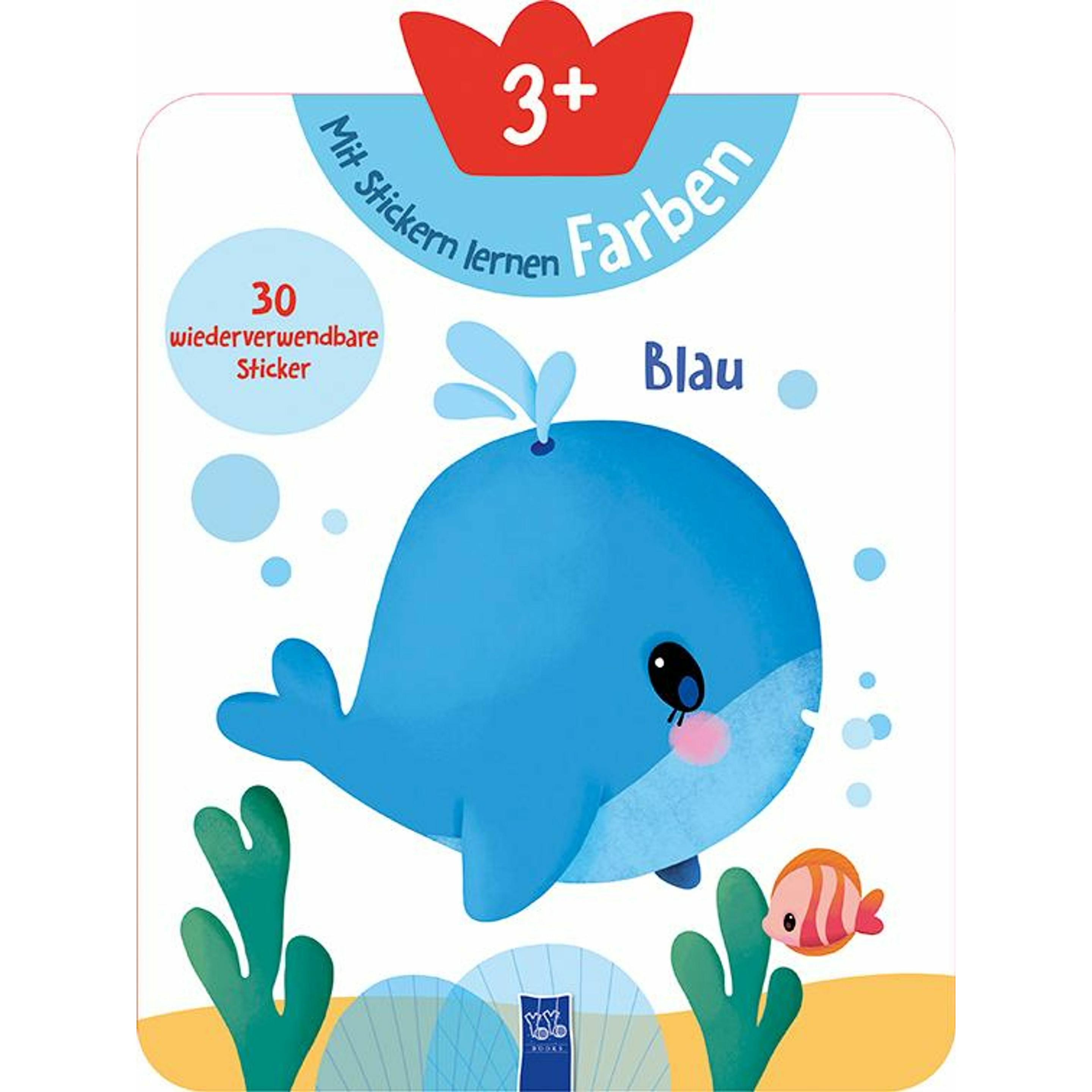 Yoyo Books, Sticker, Mit Stickern lernen 3+ (Farben), m. 30