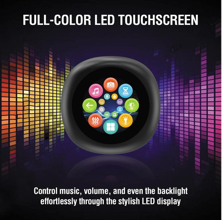 Actual product image 4smarts True Wireless In-Ear-Kopfhörer SkyBuds Screen Pro ANC (ANC, 5 h, Wireless)