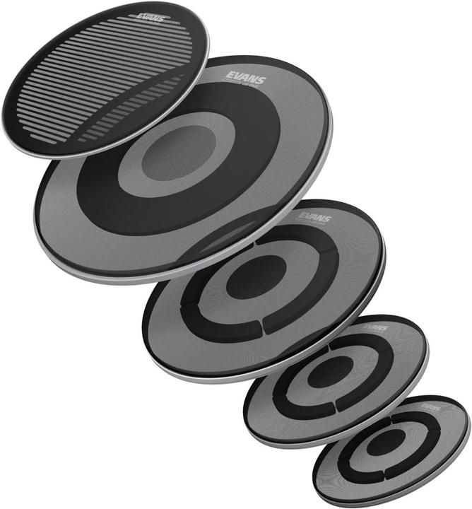 Evans dB One Rock Pack silent gaasvellenset 10 T, 12 T, 16 FT, 14S, 22 B (Drum set)