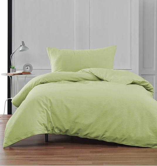 Produktbild Flair Seersucker Uni (Bettwäsche Set, 160 x 210 cm, 50 x 70 cm)