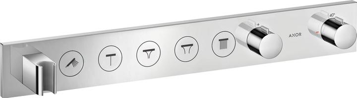 Produktbild Axor Thermostatmodul SELECT 670/90 für 5 Verbraucher Unterputz chrom