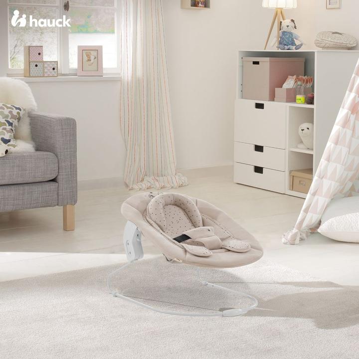Produktbild Hauck Hochstühle Alpha Plus White Newborn Set Pooh Beige - 4-tlg. (Hochstuhl)