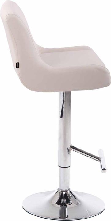 Actual product image CLP Barstool Club imitation leather, white