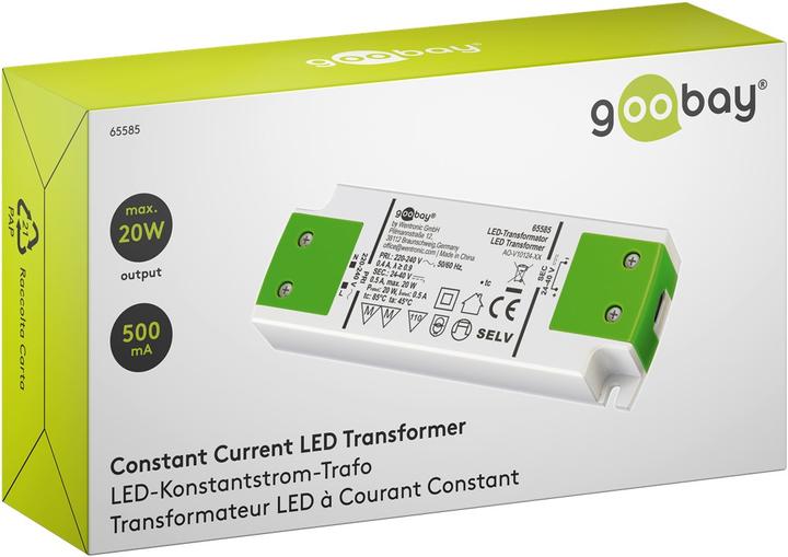 Actual product image Goobay LED constant current transformer
