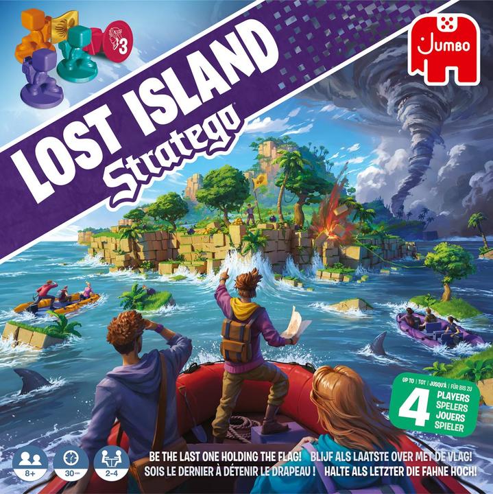 Actual product image Jumbo Stratego Lost Island, d/f/i (German, French, Italian)