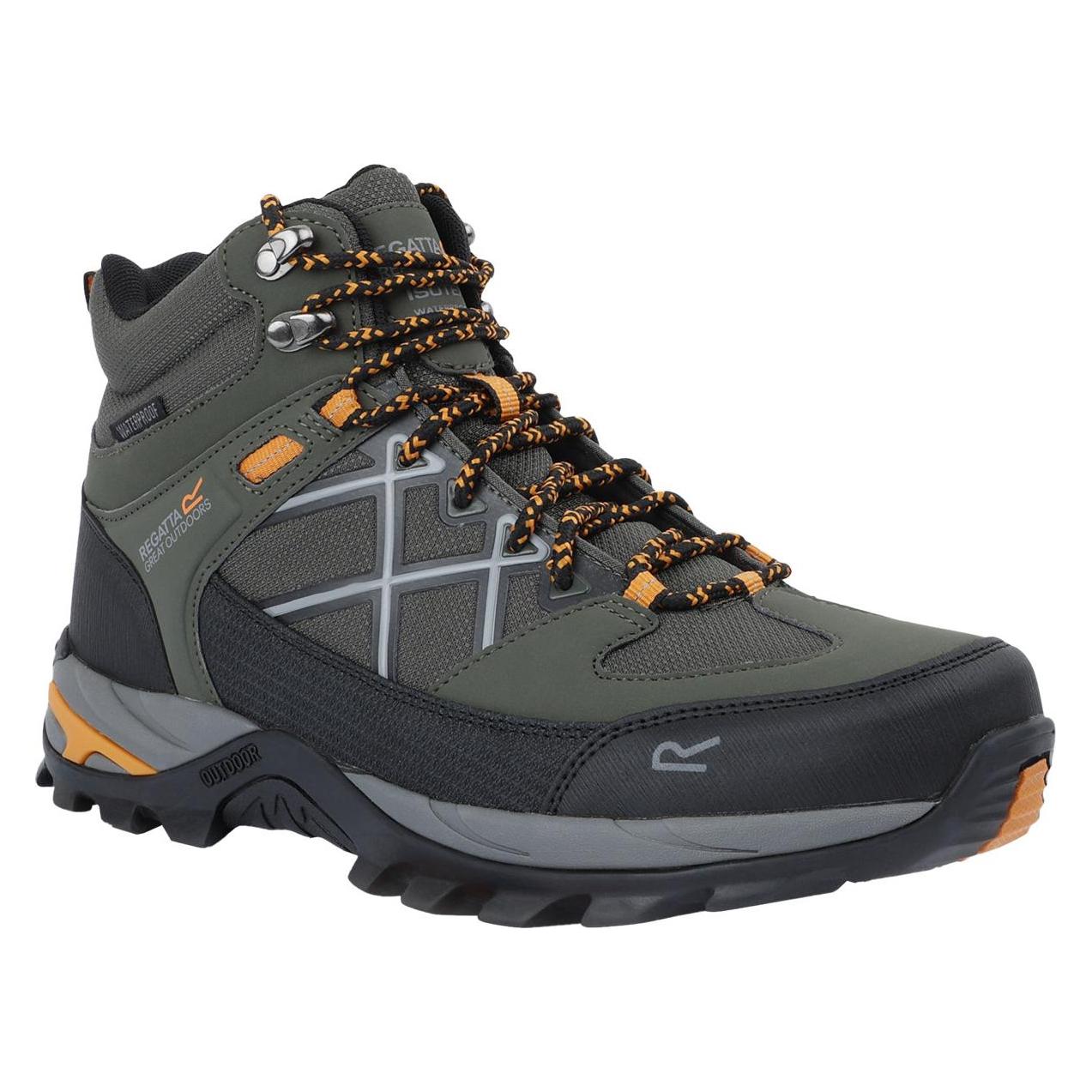 Regatta, Herren, Wanderschuhe, Freizeitschuhe RMF834-D84 Samaris Iii (43), Orange, Grün