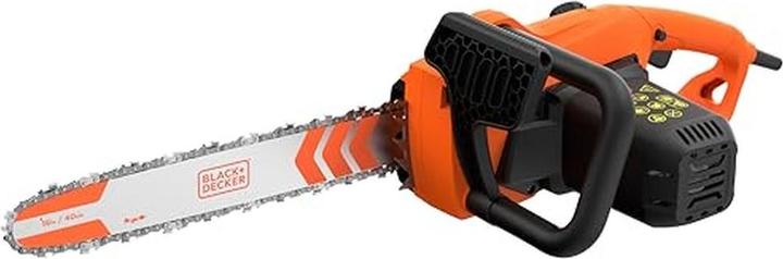 Black & Decker 2000 watt chainsaw, 40cm bar length, tool-free chain tensioner (Electric chain saw)