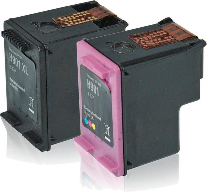 Produktbild Inkadoo Multipack kompatibel zu HP SD 519 AE / 901XL XXL enthält 2x Druckkopfpatrone