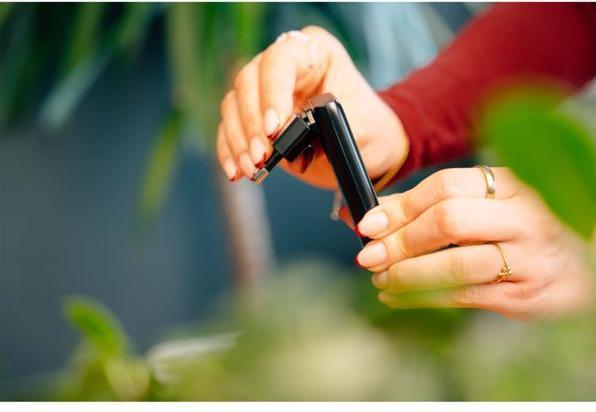 Produktbild Verbatim GaN III Fold 'n' Go Charger 2 Port 65W USB-C black (65 W, 2 Ports)