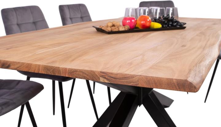 Actual product image SAM DEREK Baumkante massiv Akazie (160 x 85 x 77 cm)