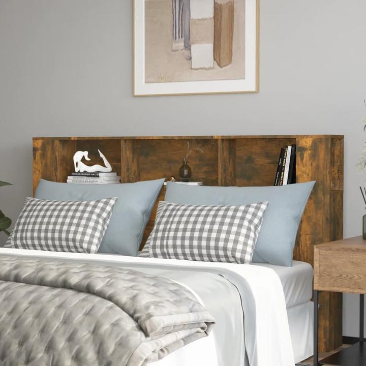 Actual product image vidaXL Kopfteil mit Ablagen (180 x 18 x 104.50 cm)