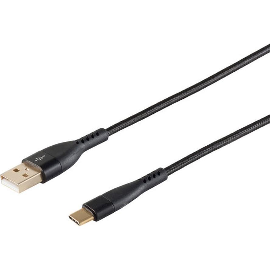 Innovation IT USB 20 A - C Stecker - Stecker 10m Handy Ladekabel Black Series poly (1 m, USB 2.0), USB Kabel