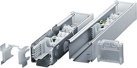 Zumtobel TECTON TE SR Alimentazione elettrica in argento TECTONTESR