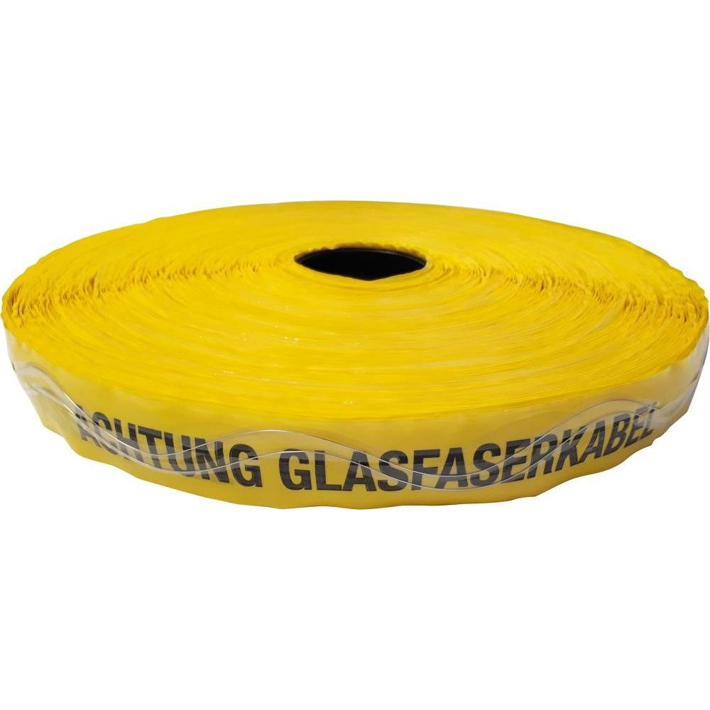 Kelmaplast, Nastro adesivo, Ortungsband 250m Achtung Glasfaserkabel gelb (40 mm)