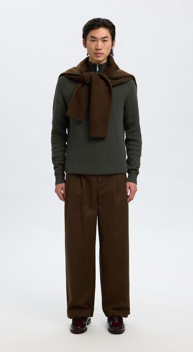 Image du produit Selected Homme Slhdane Ls Knit Structure Half Zip Noos (XXL)