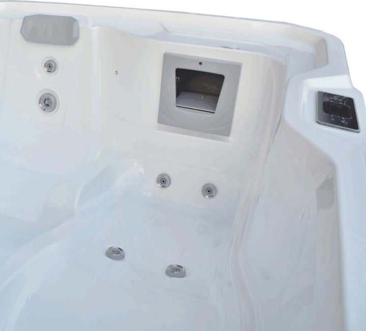 Immagine prodotto Allseas Spa Whirlpool Fun für 3 | steckerfertig (230V) | 15 Jets | 200 x 164 x 82 cm (3 Persone)