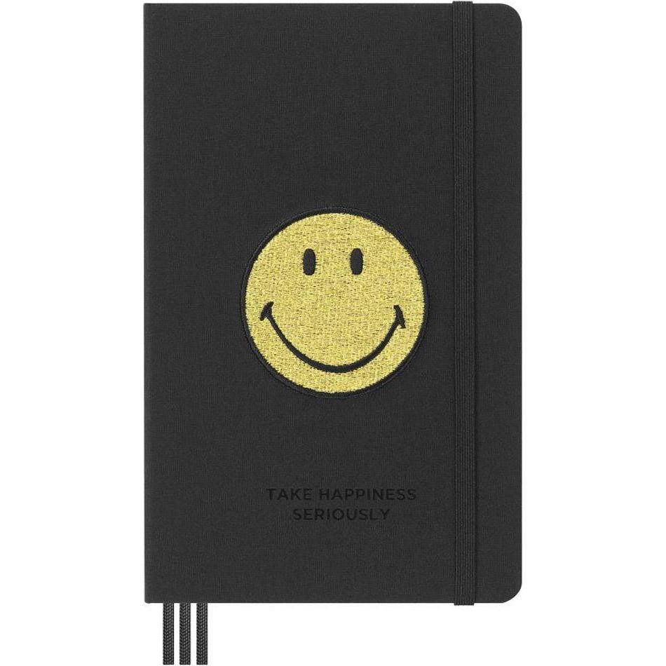 Moleskine, Heft + Block, Smiley (A5, Liniert, Harter Einband)