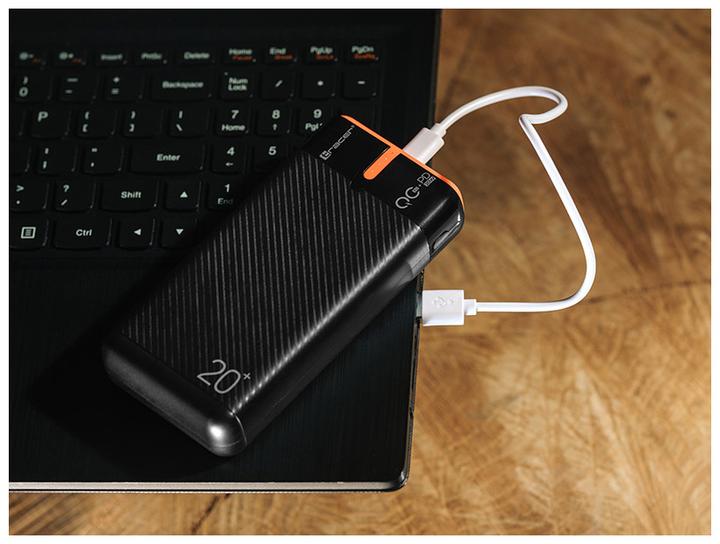 Actual product image Tracer 47516 EnerGen 20000mAh Power Bank black/orange (20000 mAh, 20 W, 74 Wh)