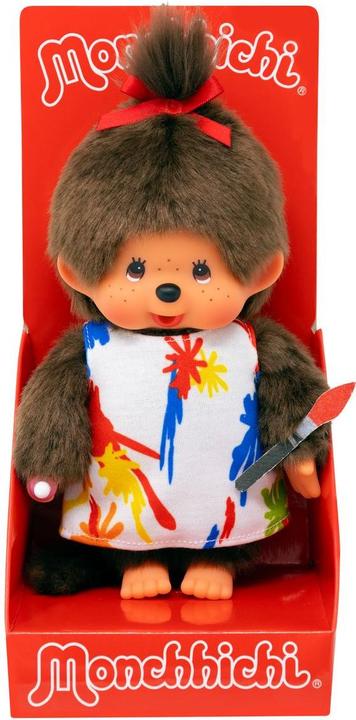 Immagine prodotto Monchhichi Plüschfigur Painting Girl 20cm (24 cm)