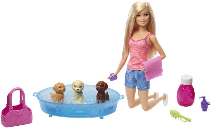Produktbild Mattel Barbie - Puppy Bath Time (GDJ37)