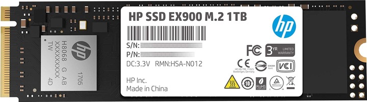 Produktbild HP EX900 (1000 GB, M.2 2280)