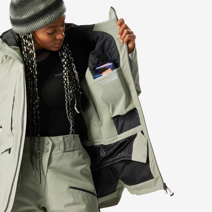 Immagine prodotto Wedze Giacca da sci da donna versatile e calda - FR100 verde salvia (L)