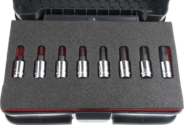 Actual product image Facom Hexagon insert bit set 1/4" 8-piece, 2...8 mm (8 mm)