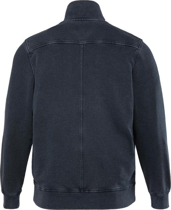 Produktbild JP1880 JP 1880 Sweatjacke, Stehkragen, Knopfleiste, Vintage Look (5XL)