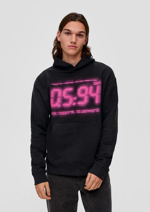 Produktbild s.Oliver Sweatshirt Kapuzensweatshirt mit Frontprint (L)